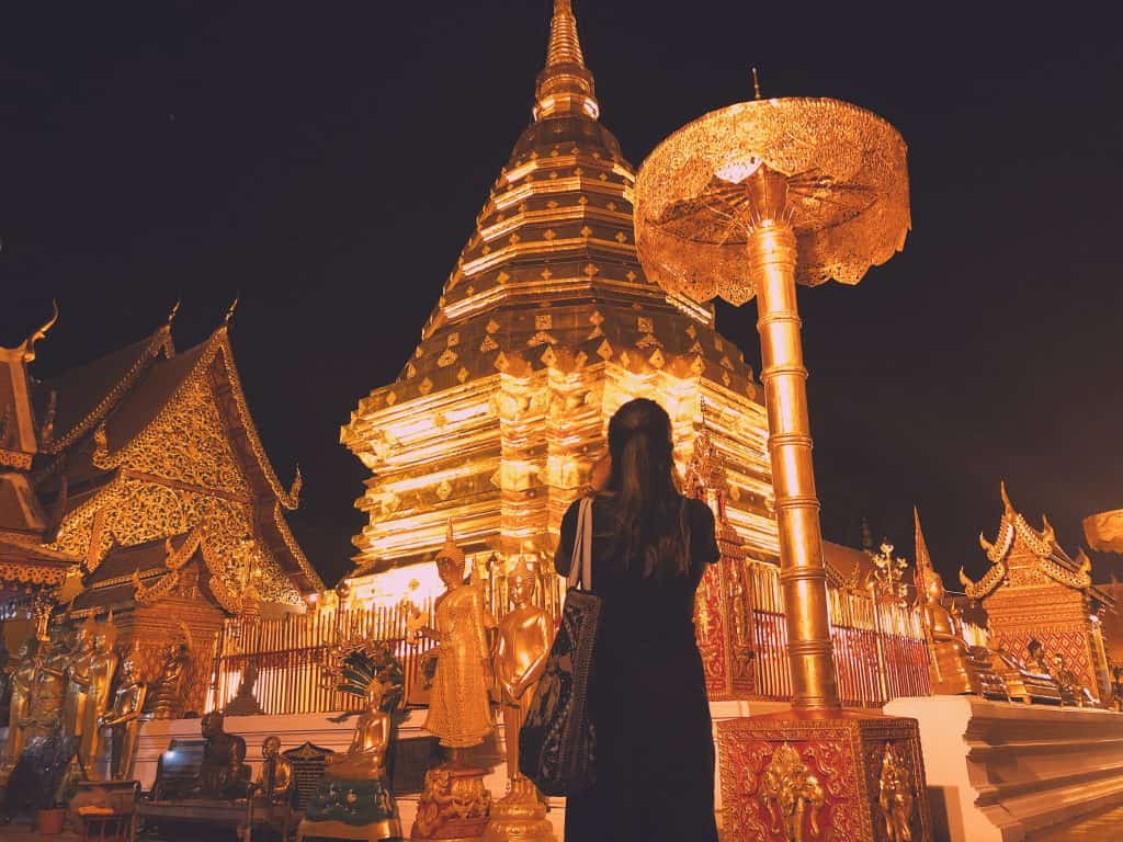 Wat Phra Doi Suthep at Night