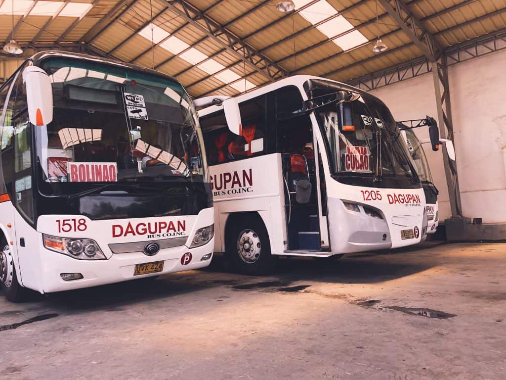 Dagupan Bus Co going to Bolinao