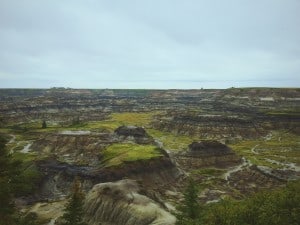 Northern Identity: Drumheller, lookout